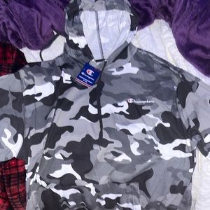 Camo champion hoodie